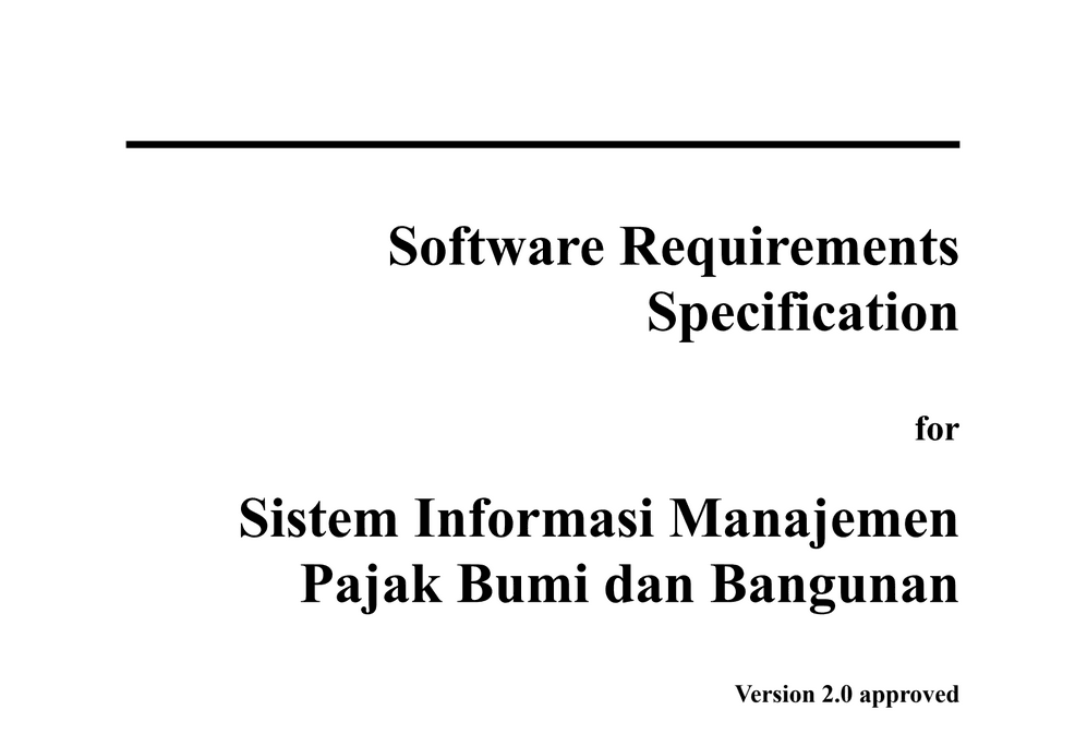 Sistem Informasi Pajak Bumi dan Bangunan